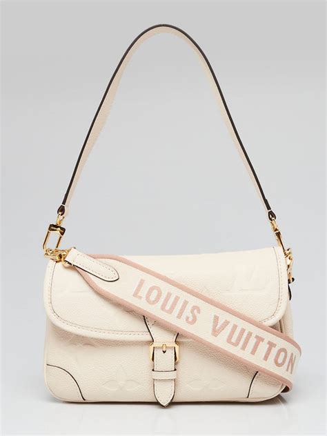 cream lv|Diane Monogram Empreinte Leather .